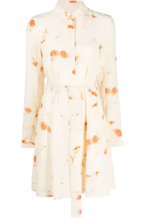 Jason Wu Vestido camisero con motivo floral