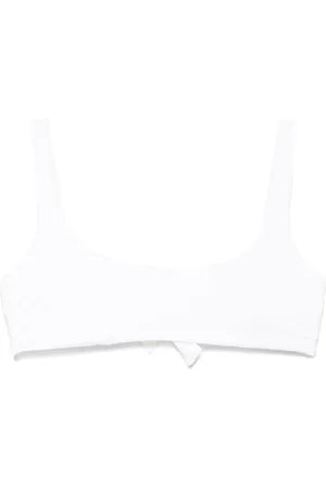 FISICO Top de bikini con cuello redondo