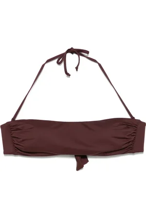 FISICO Top de bikini estilo bandeau