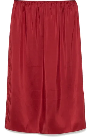 Carven Falda midi de seda