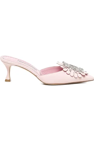 Manolo Blahnik Mules Shogmu con tacón de 50 mm