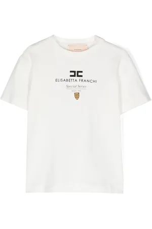 Elisabetta Franchi Camiseta con placa del logo