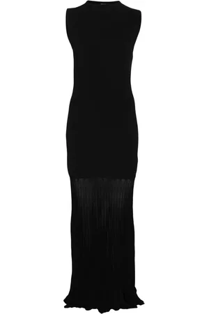 Totême Vestido largo con detalle plisado
