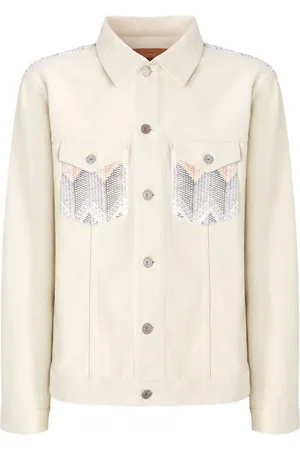 Missoni Chaqueta vaquera de punto chevron