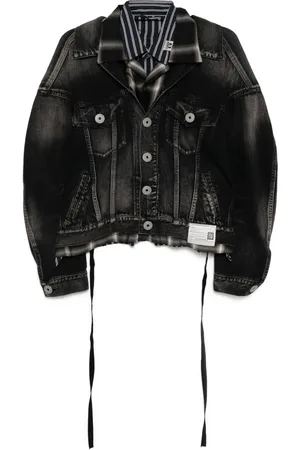 Maison Mihara Yasuhiro Chaqueta vaquera a capas