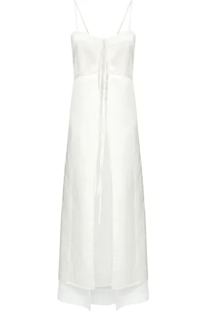 Maison Margiela Vestido midi sin mangas