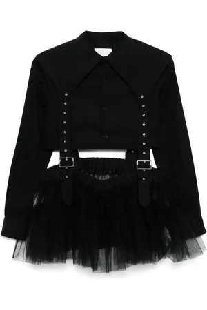NOIR KEI NINOMIYA Vestido camisero con cinturón