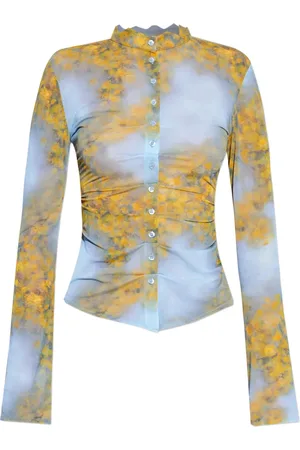 AVAVAV Camisa con estampado floral