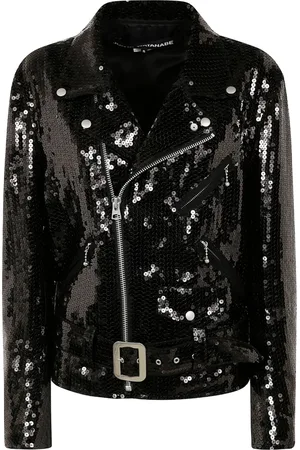 JUNYA WATANABE Chaqueta biker con lentejuelas