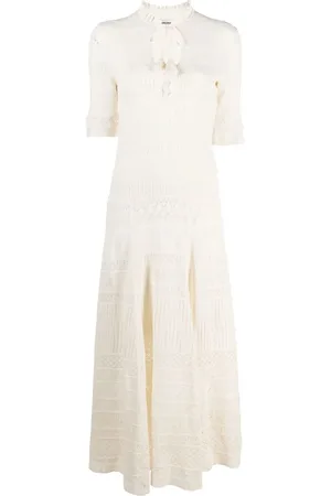 Zadig & Voltaire Vestido Memphis largo de punto calado