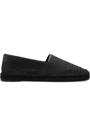 Emporio Armani Alpargatas con monograma en jacquard