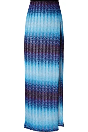 Missoni Falda larga con motivo en zigzag