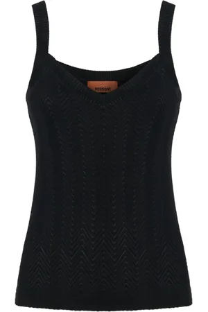 Missoni Top con tejido en zigzag