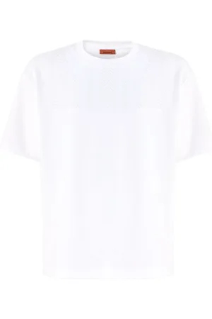 Missoni Camiseta de algodón a paneles