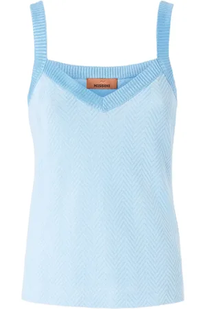 Missoni Top con tejido en zigzag