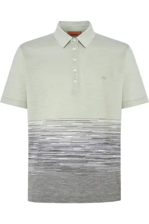 Missoni Polo de punto en intarsia