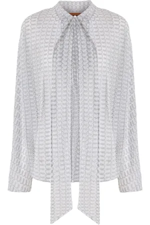 Missoni Blusa con cuello fajín