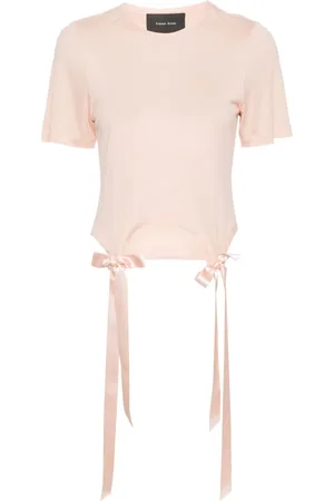 Simone Rocha Camiseta con detalle de lazo