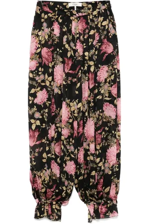 Chloé Pantalones con motivo floral