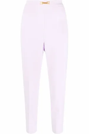 Elisabetta Franchi Pantalones capri con detalle horsebit