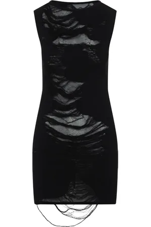 Maison Margiela Vestido corto con efecto envejecido