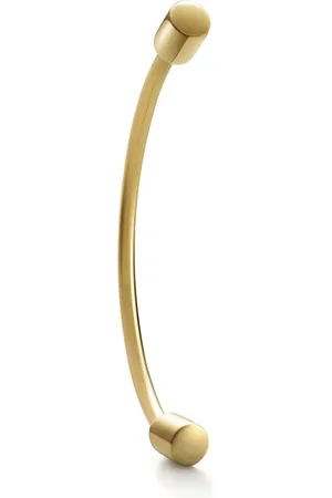 SHIHARA Pendiente Twist Curl en oro amarillo de 18kt