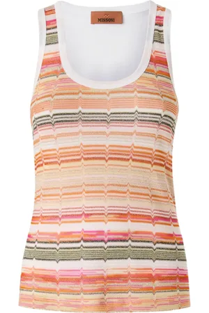 Missoni Top sin mangas con motivo en zigzag