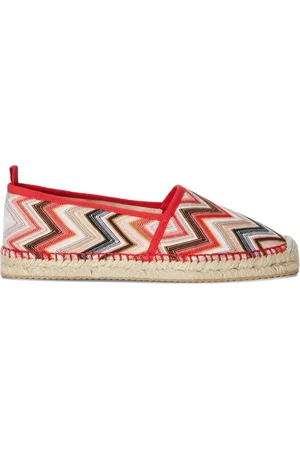Missoni Alpargatas con motivo en zigzag