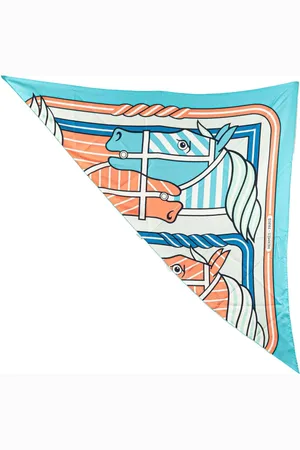 Hermès Fular Quadrige Bayadere Giant Triangle 20st Century