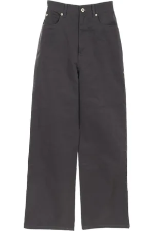 Loewe Pantalones de algodón de talle alto 2020