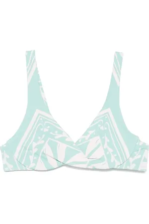Twin-Set Top de bikini estampado