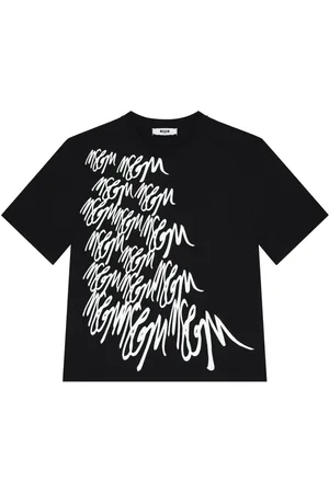 Msgm Camiseta con logo estampado