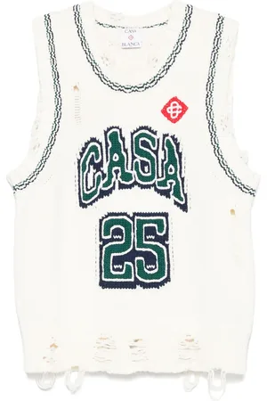 Casablanca Chaleco de punto de intarsia