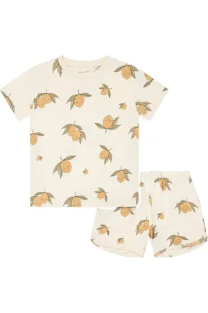 Konges Sløjd Set de pantalones cortos con motivo de limones