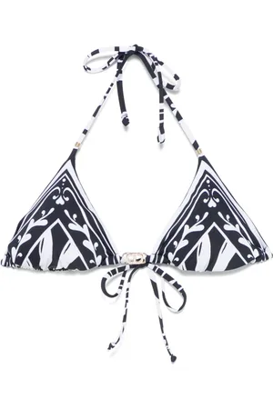 Twin-Set Top de bikini estampado