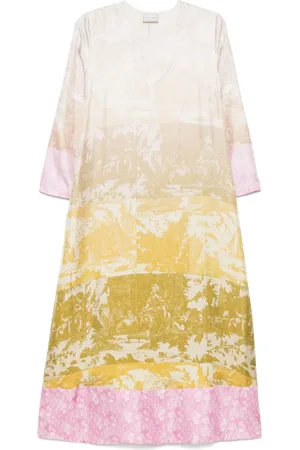 PIERRE-LOUIS MASCIA Vestido largo de seda