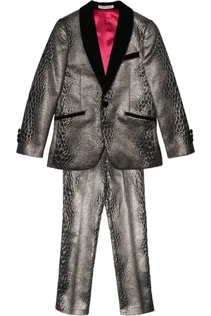 Romano Traje con estampado de serpiente