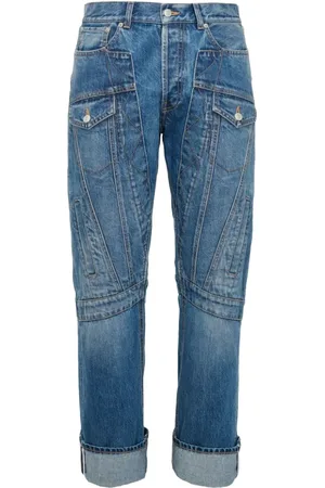 Alexander McQueen Vaqueros rectos de talle medio