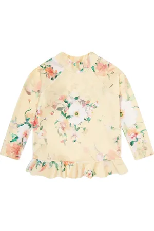 ZIMMERMANN Top con diseño peplum y estampado floral