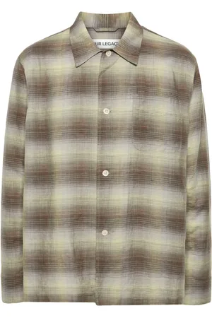 OUR LEGACY Camisa Box a cuadros