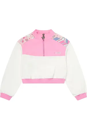 PUCCI Junior Sudadera con diseño a paneles