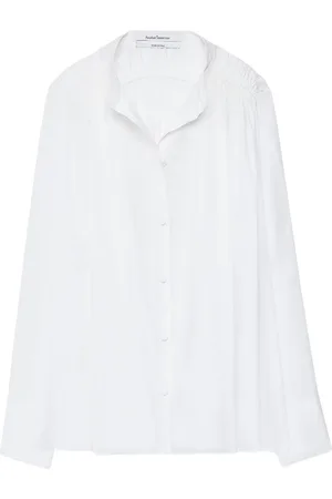Another Tomorrow Blusa fruncida