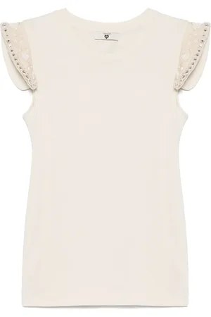 Twin-Set Camiseta con detalle de cuentas