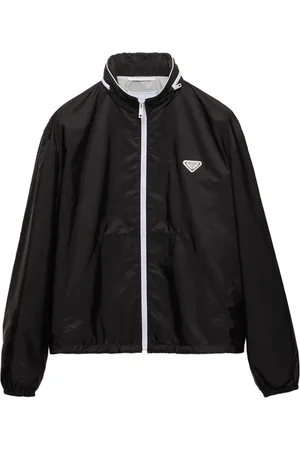 Prada Chaqueta con logo triangular