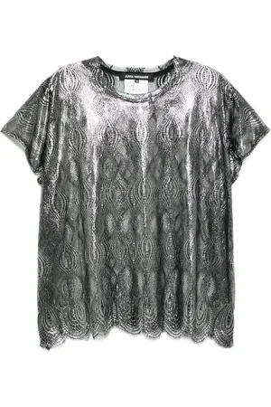 JUNYA WATANABE Camiseta metalizada