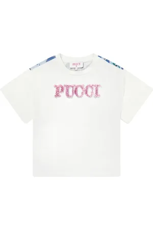 PUCCI Junior Camiseta con logo texturizado