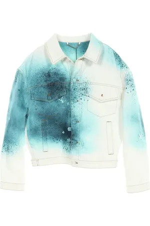 LOUIS VUITTON Chaqueta vaquera con pintura en espray 2020