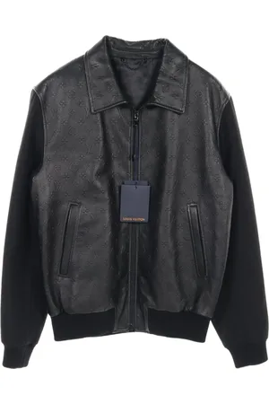 LOUIS VUITTON Chaqueta con monograma en relieve 2020