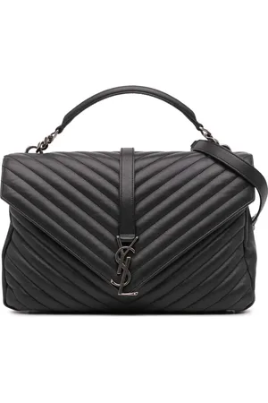 Saint Laurent Bolso satchel Chevron Monogram College grande de piel de cabra 2015