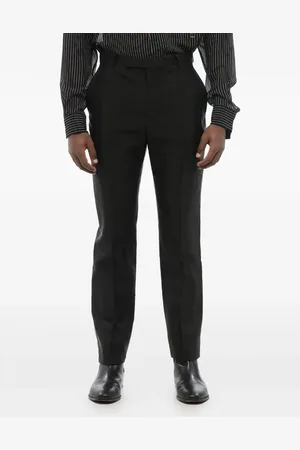Saint Laurent Pantalones de talle alto